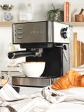 Salter Silver Manual Espresso Machine (British brand)