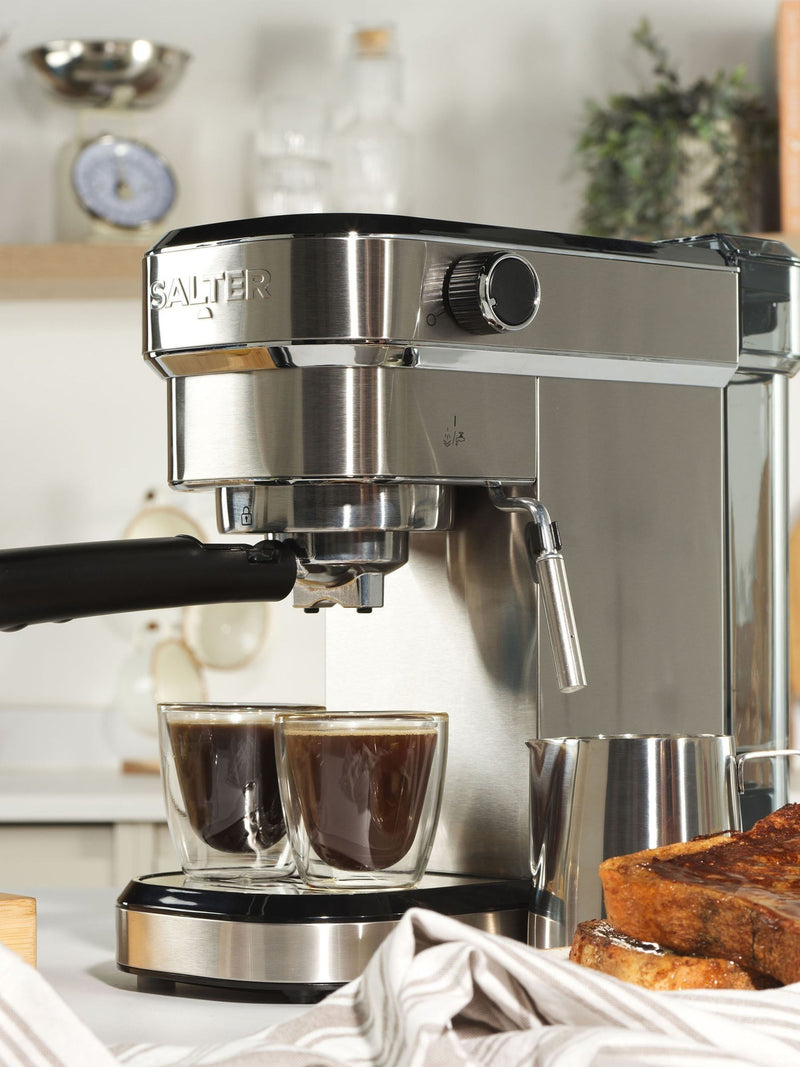 Salter Silver espresso machine (British brand)