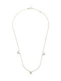 Beaverbrooks 9ct Yellow Gold Malachite Heart Necklace