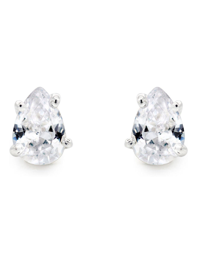 Beaverbrooks cubic zirconia earrings 14mm - British product