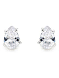 Beaverbrooks cubic zirconia earrings 14mm - British product