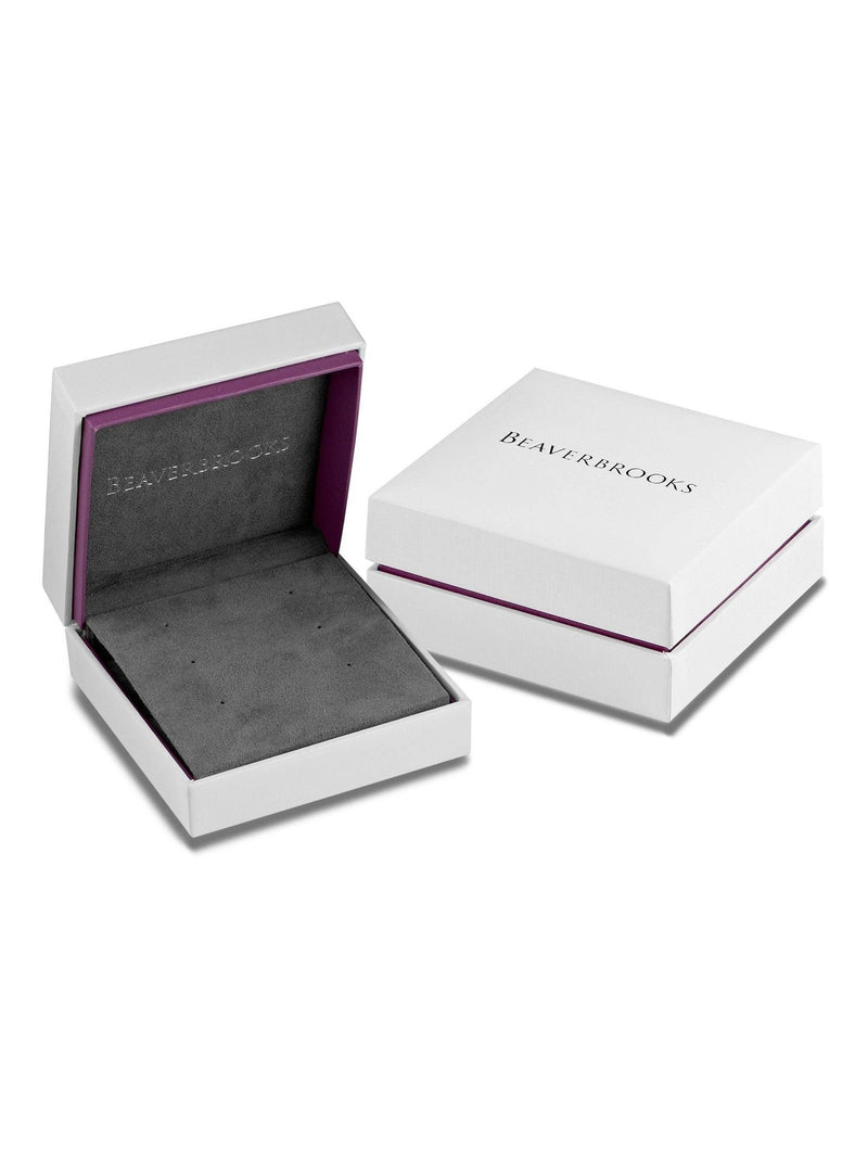 Beaverbrooks cubic zirconia earrings 14mm - British product