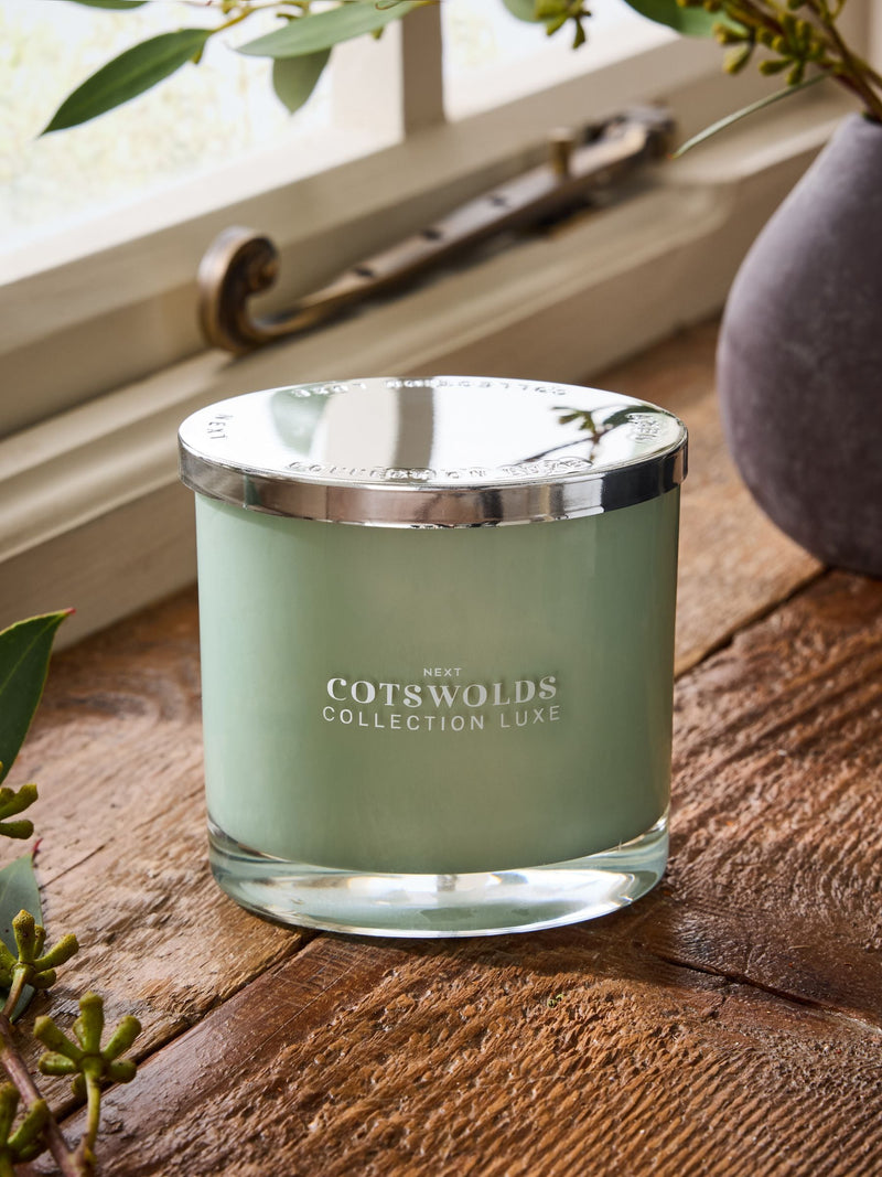 Collection Luxe Cotswolds vetiver and lemon scented candle - British product