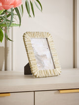Silver Feather Decorative Photo Frame