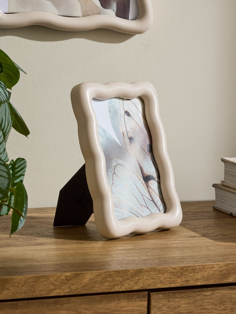 Neutral Wiggle photo frames set 3 pieces imported from the UK