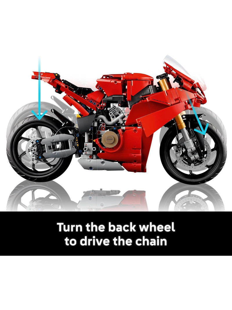 LEGO Technic Ducati Panigale V4 S motorcycle building set, UK version