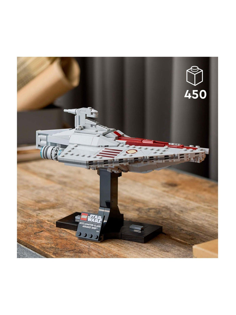 LEGO Star Wars Acclamator Class Assault Ship model, imported from the UK