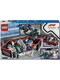 LEGO City F1 Garage building toy with Mercedes and Alpine cars - British product