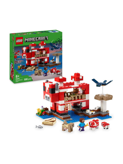 Next LEGO Minecraft The Mooshroom House Playset- Buy online at McGrocer