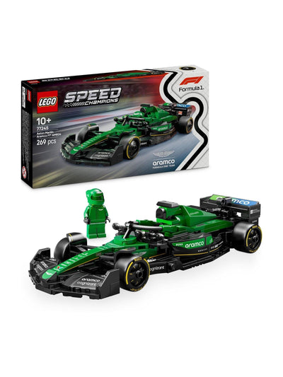 Next LEGO Speed Champions Aston Martin Aramco F1 AMR24 Race Car Building Kit- Buy online at McGrocer