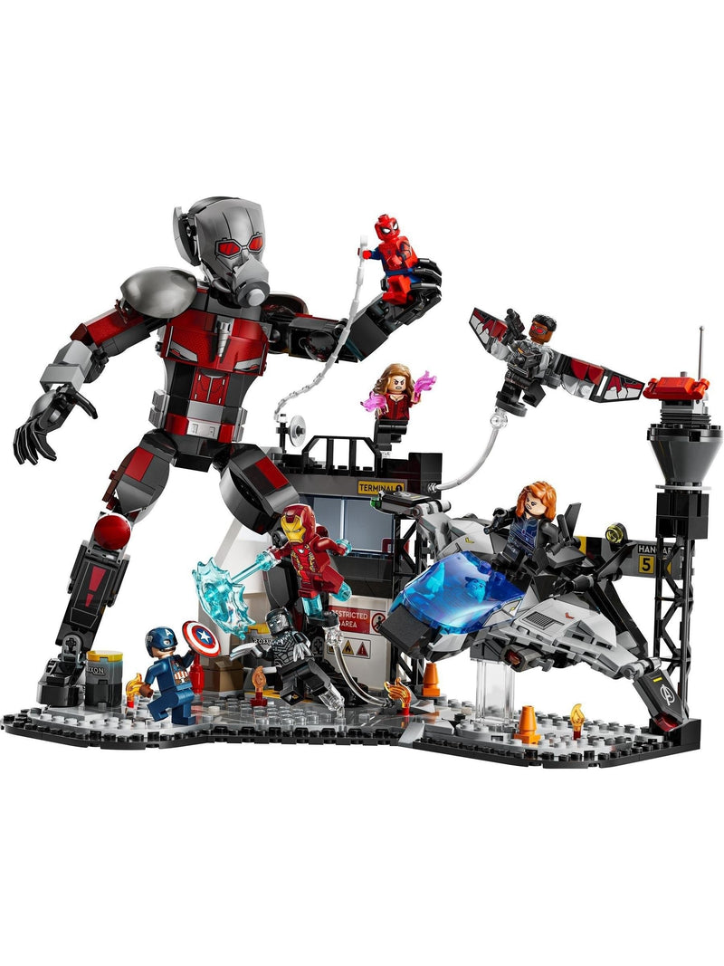 LEGO Marvel Captain America Civil War action battle set, imported from the UK