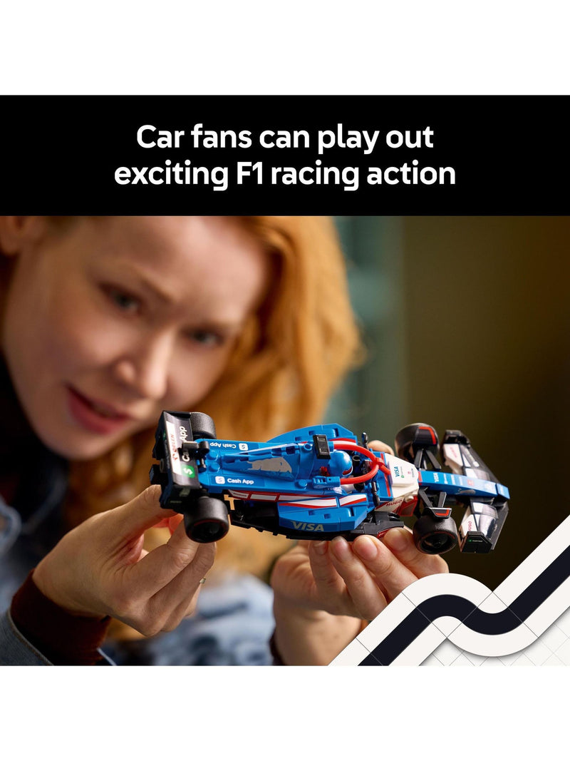 LEGO Speed Champions VCARB 01 F1 race car, imported from the UK