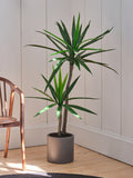 Beards & Daisies green artificial yucca plant 110cm - British product