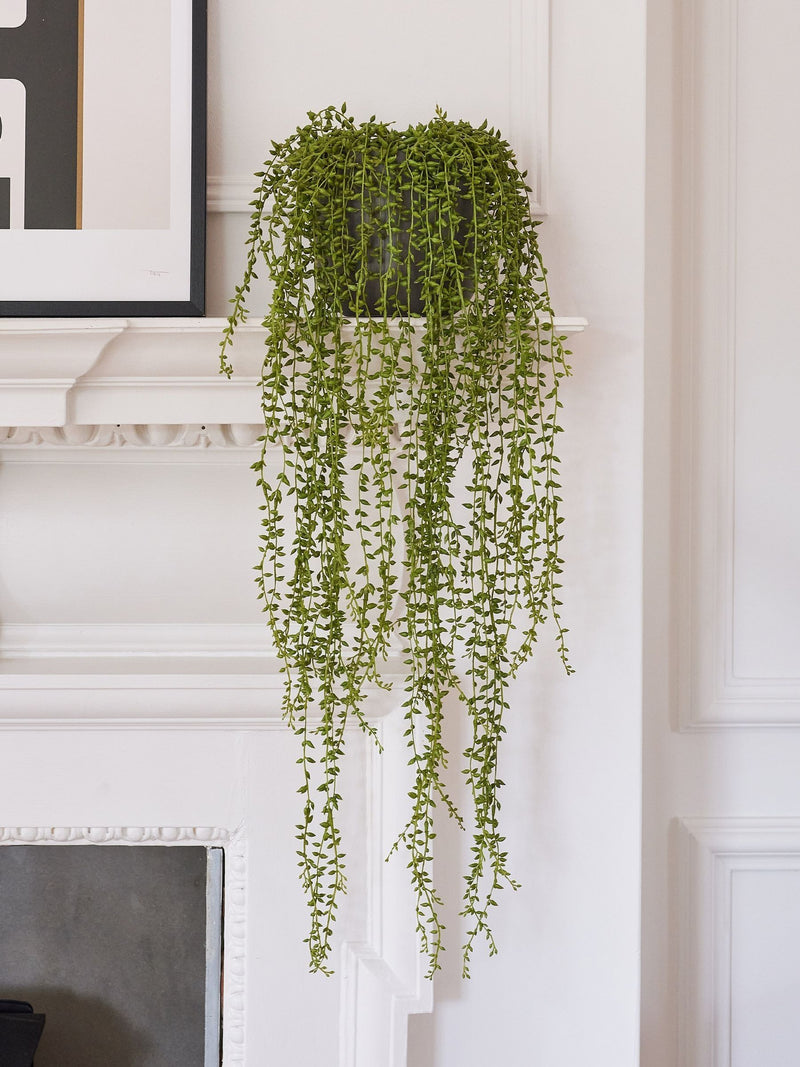 Beards & Daisies Green Artificial String of Pearls 50cm - British product
