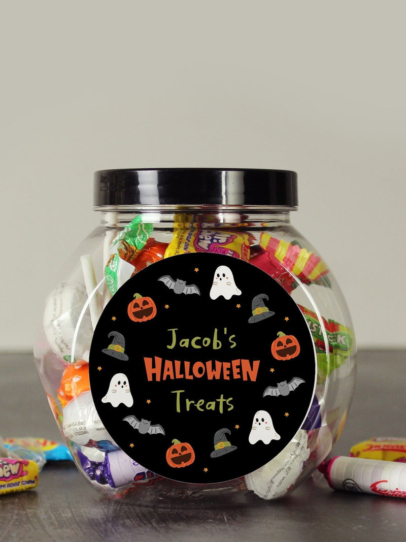 Personalised Halloween Sweet Jar by PMC