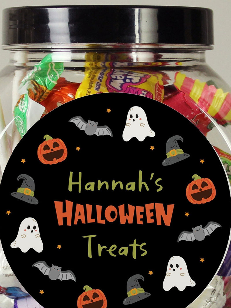 Personalised Halloween Sweet Jar by PMC