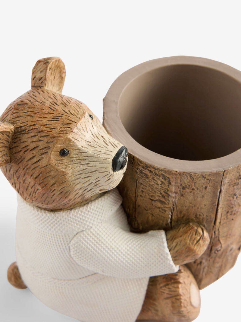 Bertie Bear spa storage jar, imported from the UK