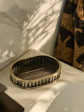 Gold rib soap dish, UK version