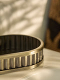Gold rib soap dish, UK version
