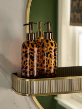 Next Brown Animal Print Resin Reusable Soap Dispenser Bottles Set of 2- Buy online at McGrocer