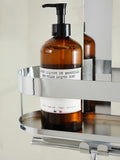 Chrome shower caddy with wiper, 60x25x16cm - British product