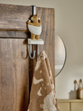Natural Bertie Bear over door hook, imported from the UK