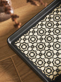 Black/White Geo Storage Tray - British product