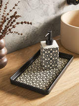 Next Black/White Geo Bathroom Storage Tray- Buy online at McGrocer