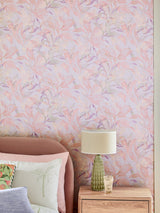 Next Global Garden Palm Lilac A4 Wallpaper Sample- Buy online at McGrocer