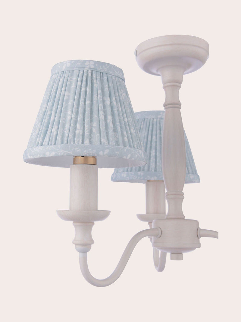 Laura Ashley Campion 3 light semi flush ceiling light, imported from the UK