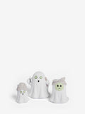 White ghost set of 3 resin bathroom ornaments (British brand)