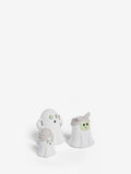 White ghost set of 3 resin bathroom ornaments (British brand)