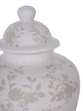 Laura Ashley White Westbourne Ginger Jar 27cm, UK version