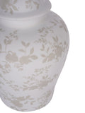 Laura Ashley White Westbourne Ginger Jar 27cm, UK version