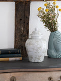 Laura Ashley White Westbourne Ginger Jar 27cm, UK version