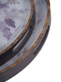 Laura Ashley purple Linlithgow trays 45cm x 45cm, UK version