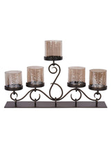 Next Laura Ashley Antique Gold Esther 5-Hurricane Candle Holder Set- Buy online at McGrocer