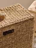 Seagrass laundry basket slimline dark wash - British product