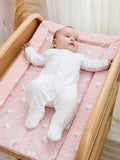 JoJo Maman Bébé pink floral changing mat 70x50cm (British brand)