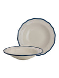Laura Ashley blue Hedingham deep plates set of 2 22.5cm, UK version