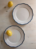 Laura Ashley Blue Set of 2 Hedingham 27cm Dinner Plates