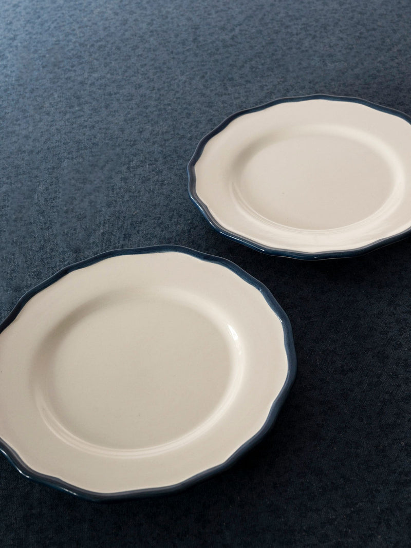 Laura Ashley blue Hedingham 21cm side plates, UK version