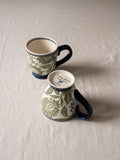 Laura Ashley Green Hedingham small mugs 21cl set of 2, UK version