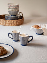 Next Laura Ashley Edwin Blue Small Earthenware Mugs 21cl- Buy online at McGrocer
