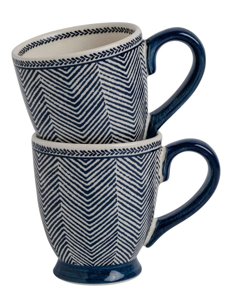 Laura Ashley Blue Edwin small mugs 21cl, UK version