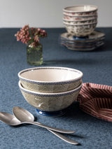 Next Laura Ashley Set of 2 Blue Edwin Serving Bowls- Buy online at McGrocer