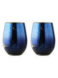 Artland blue galaxy tumblers set of 2, imported from the UK