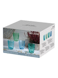 Artland Set of 4 Blue Marine DOF Tumblers