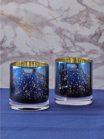 Next Artland Set of 2 Blue Galaxy Night Light Holders 90cm- Buy online at McGrocer