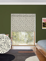 Next Orla Kiely Vintage Lace Natural Criss-Cross Stem Roller Blind- Buy online at McGrocer